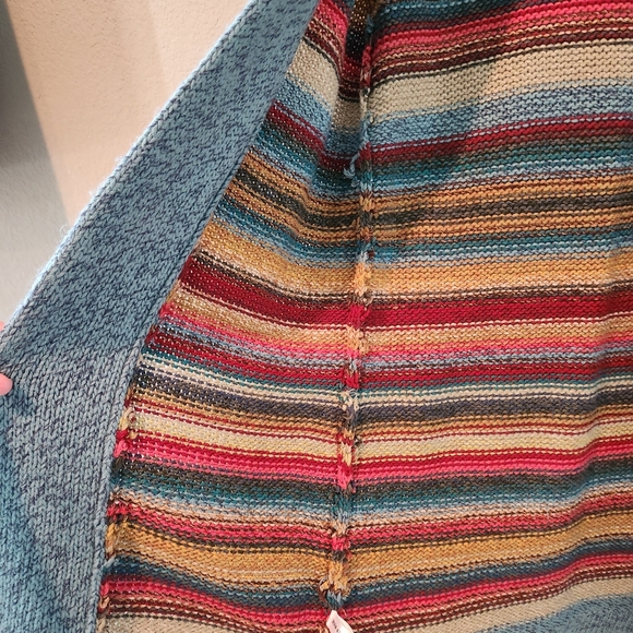 SOFT SURROUNDINGS Southwestern Style duster sweater S - Picture 7 of 10